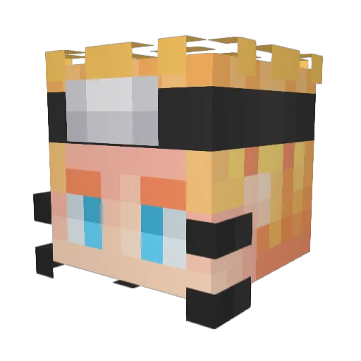 JusticeForAll99 Minecraft avatar head, 3D render