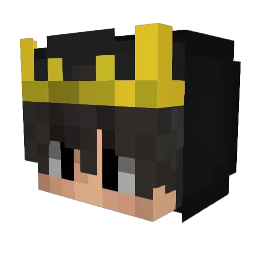 JusticeWaRRioRYT Minecraft avatar head, 3D render