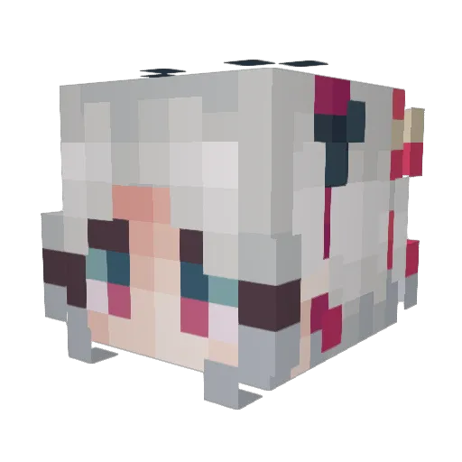 Justice_Duncan Minecraft avatar head, 3D render