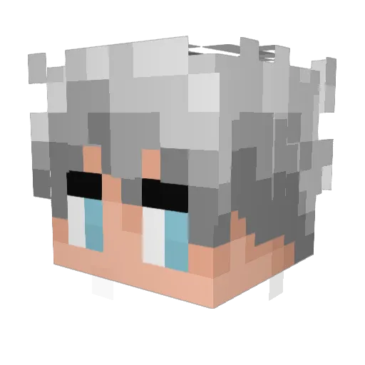 Justicesquad77 Minecraft avatar head, 3D render