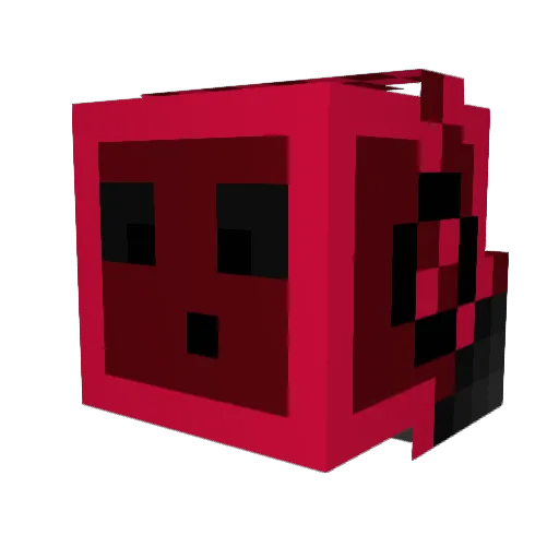 Justin898 Minecraft avatar head, 3D render