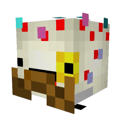 JustinH24 Minecraft avatar head, 3D render