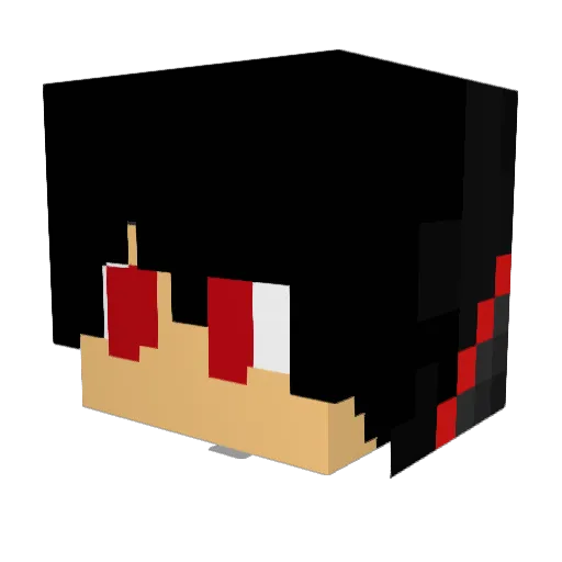 JustinM380 Minecraft avatar head, 3D render