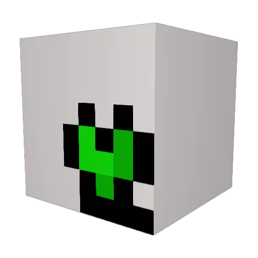 JustinRock23 Minecraft avatar head, 3D render