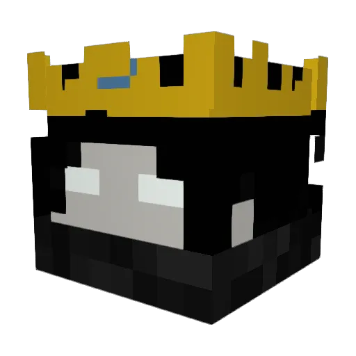 JustinSKR Minecraft avatar head, 3D render