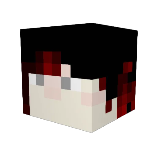 JustinTse Minecraft avatar head, 3D render
