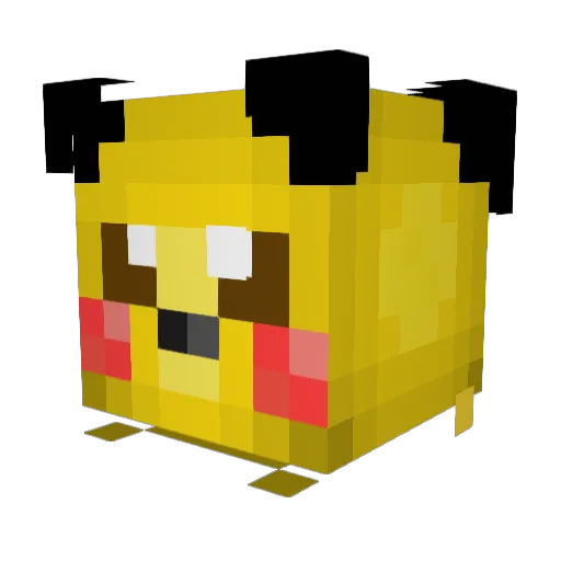 JustinZama Minecraft avatar head, 3D render