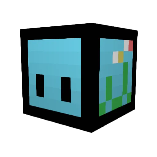 Justin_233 Minecraft avatar head, 3D render