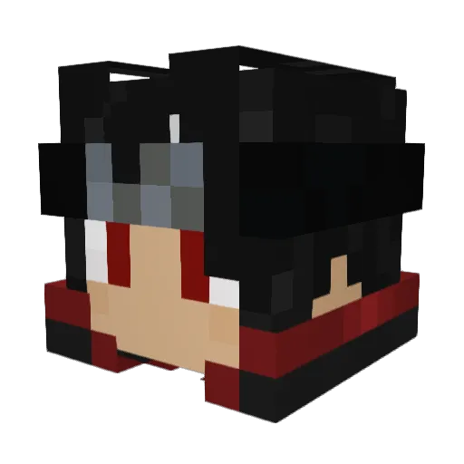 Justin_is_better Minecraft avatar head, 3D render