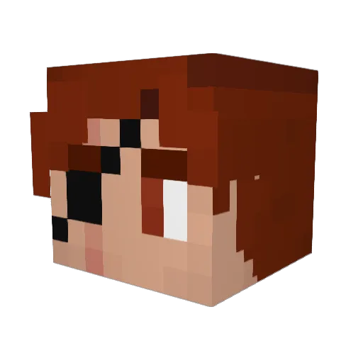 Justinn____ Minecraft avatar head, 3D render