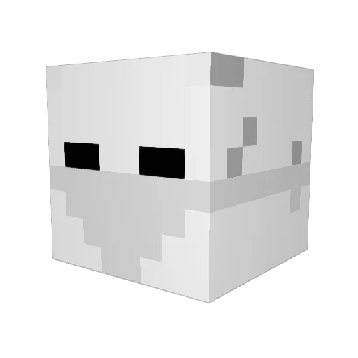 JustixnsDead Minecraft avatar head, 3D render