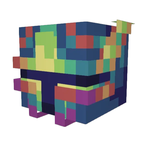 Justjoe08 Minecraft avatar head, 3D render