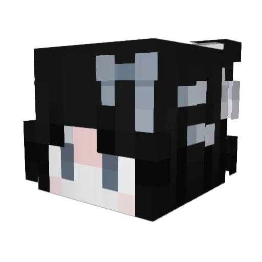 Justoneday94 Minecraft avatar head, 3D render