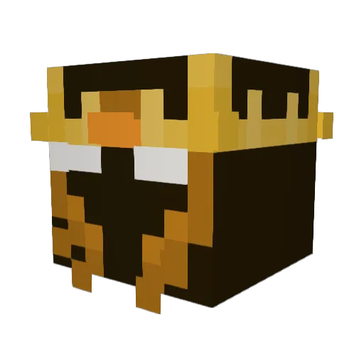 Justpec28 Minecraft avatar head, 3D render