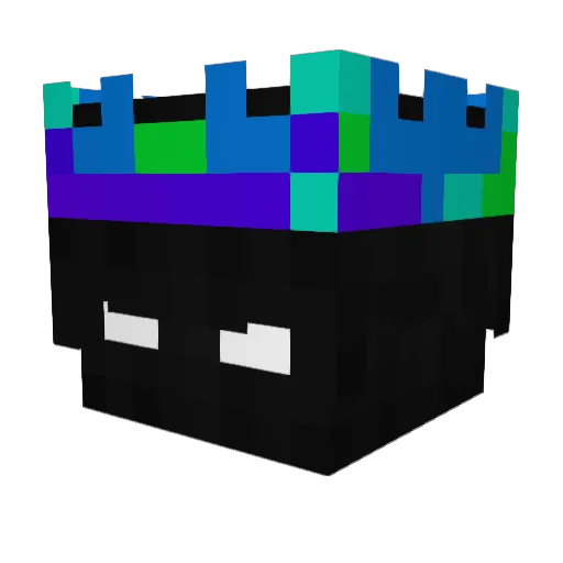 JusttIcarus Minecraft avatar head, 3D render
