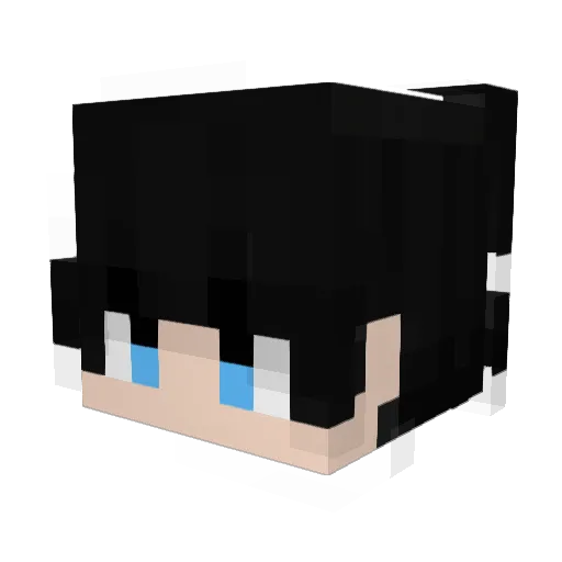 JusttRenzzy Minecraft avatar head, 3D render