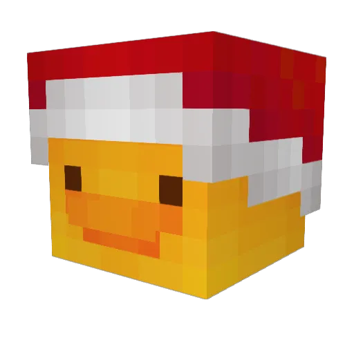 Justus1322 Minecraft avatar head, 3D render