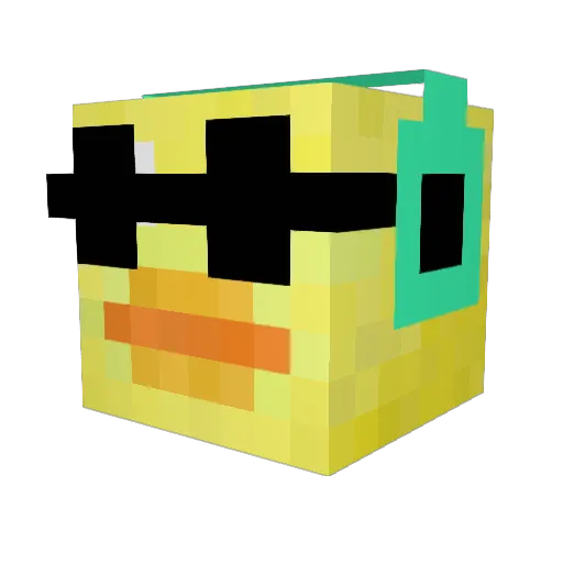 JustusMoritz Minecraft avatar head, 3D render