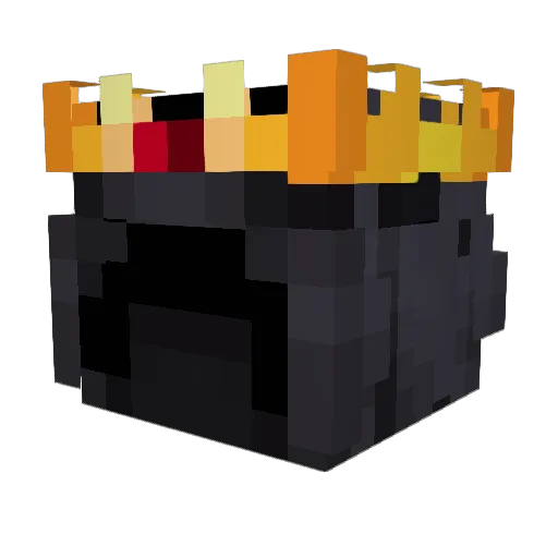 Justwtr Minecraft avatar head, 3D render