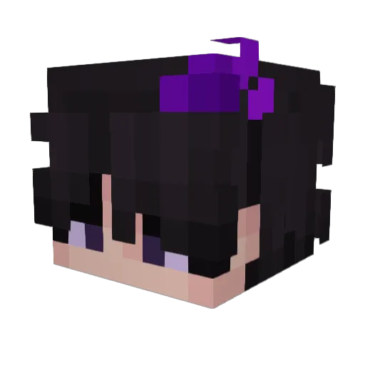 JustynRyuz Minecraft avatar head, 3D render