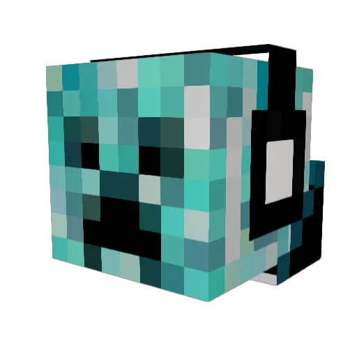 Juul078 Minecraft avatar head, 3D render