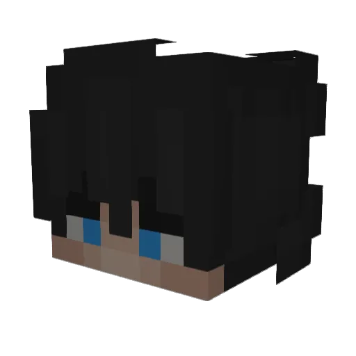 Juvlenn_ Minecraft avatar head, 3D render