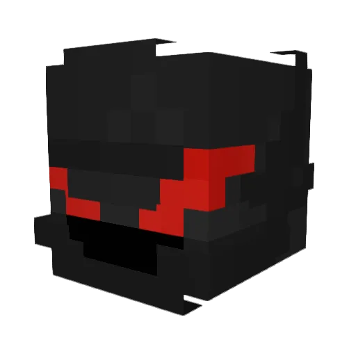JuxStapp Minecraft avatar head, 3D render