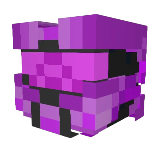 JuzAsian Minecraft avatar head, 3D render