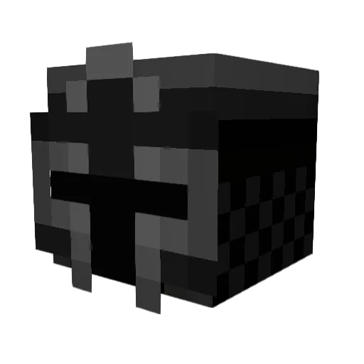 JuzFlame Minecraft avatar head, 3D render