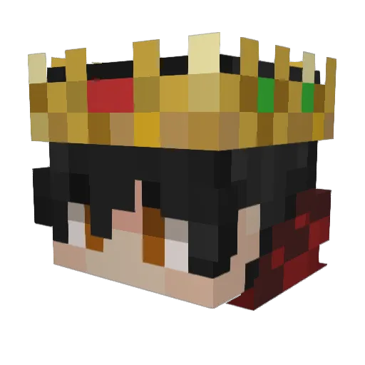 Juzi0210 Minecraft avatar head, 3D render