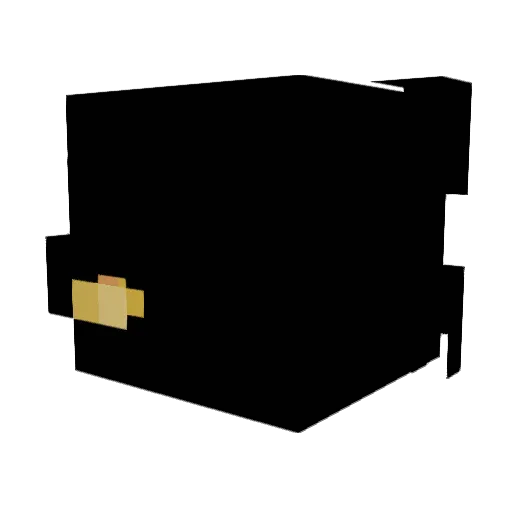 JvIsBackk Minecraft avatar head, 3D render