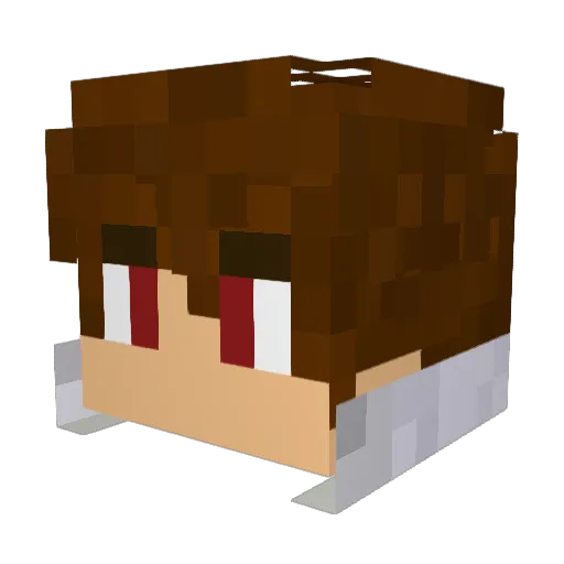 Jvg21 Minecraft avatar head, 3D render