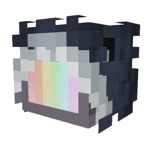 JvgBrii Minecraft avatar head, 3D render