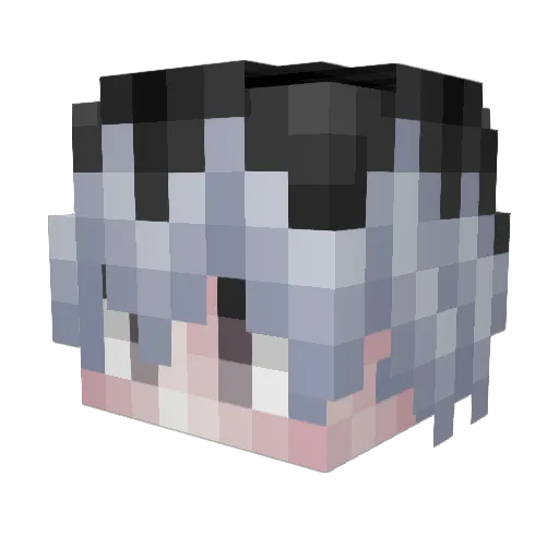 JviKai Minecraft avatar head, 3D render
