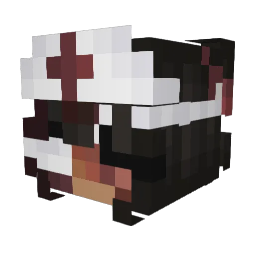 JvstBqsic Minecraft avatar head, 3D render