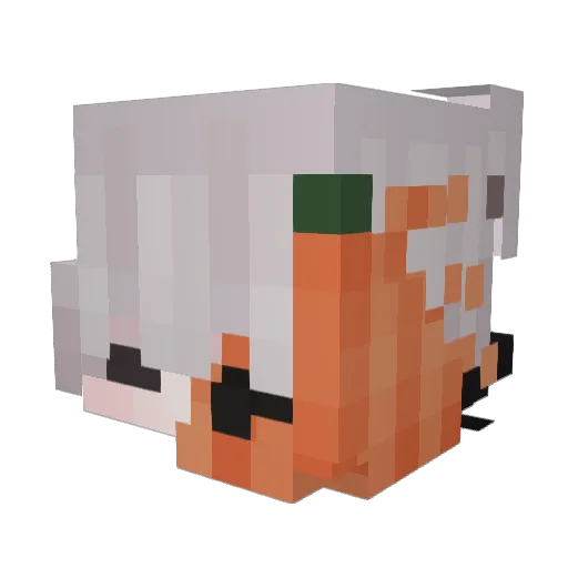 JvstinXz Minecraft avatar head, 3D render