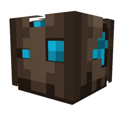 JvttvJ Minecraft avatar head, 3D render