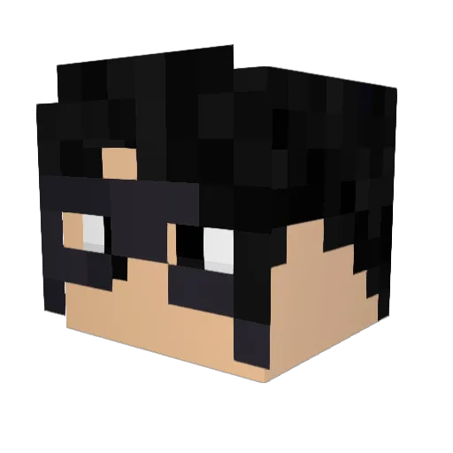 Jwaldmann Minecraft avatar head, 3D render