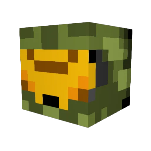 Jwalker1357 Minecraft avatar head, 3D render