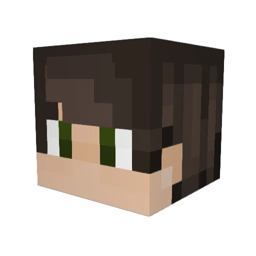Jwalls604 Minecraft avatar head, 3D render