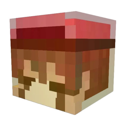 JwattPhoenix Minecraft avatar head, 3D render