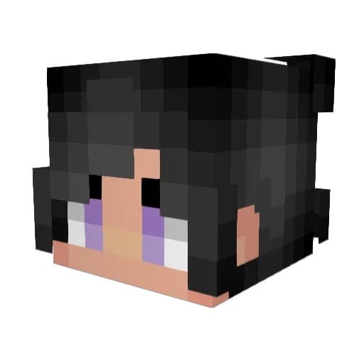 Jwattage Minecraft avatar head, 3D render