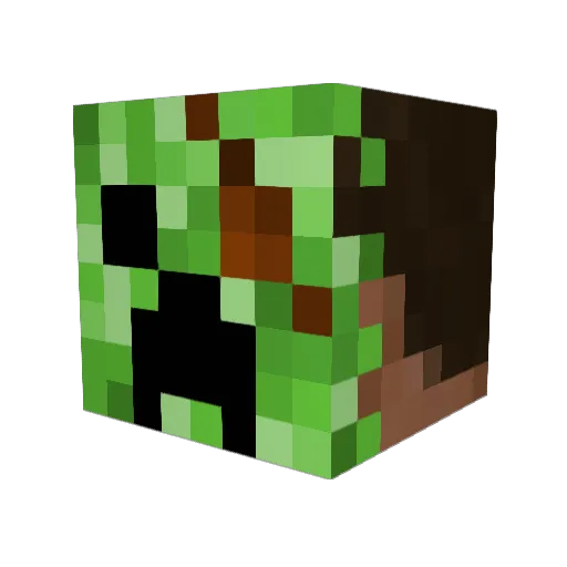 Jwcraft7 Minecraft avatar head, 3D render