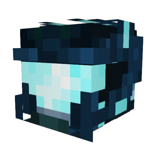 Jwhol_ Minecraft avatar head, 3D render