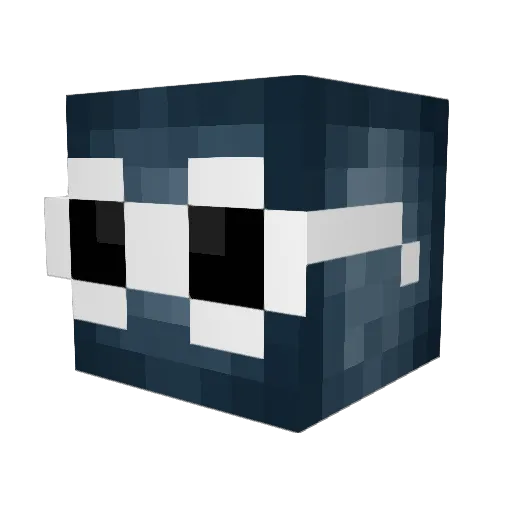 Jwlian Minecraft avatar head, 3D render
