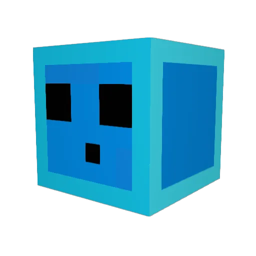 Jwolf56 Minecraft avatar head, 3D render