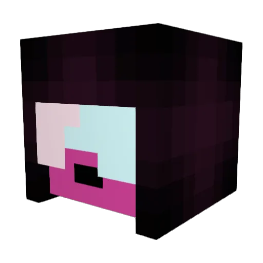 JxSticky Minecraft avatar head, 3D render