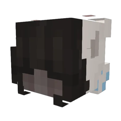 Jx__q Minecraft avatar head, 3D render