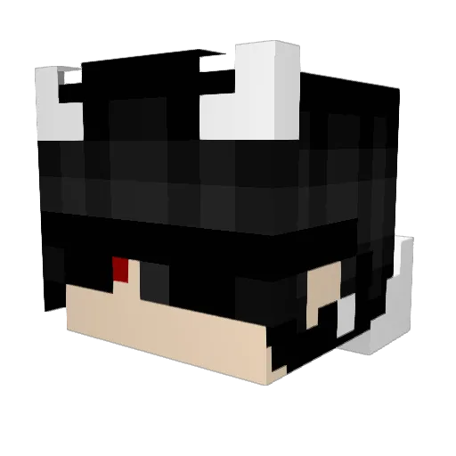 Jxckie_ Minecraft avatar head, 3D render