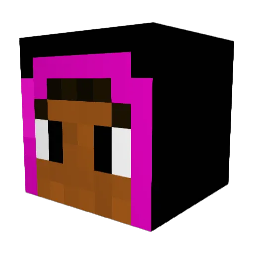 JxhiemOnPc Minecraft avatar head, 3D render